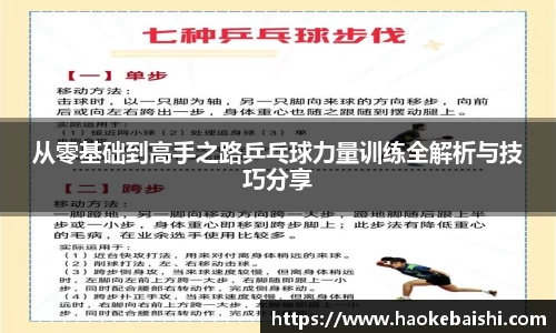 从零基础到高手之路乒乓球力量训练全解析与技巧分享
