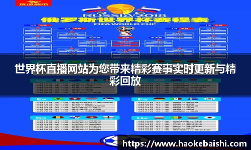 世界杯直播网站为您带来精彩赛事实时更新与精彩回放